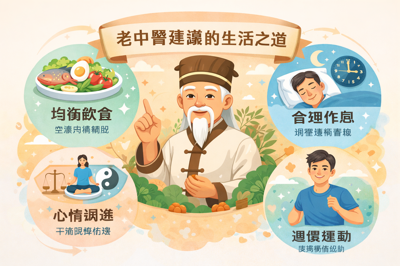 老中醫建議的日常生活秘密圖示